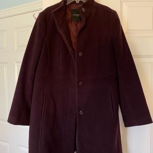 Talbots Maroon Pea Coats